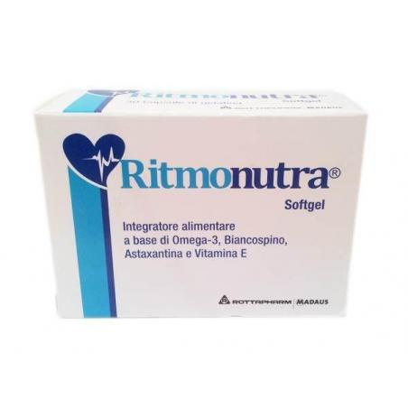 Ritmonutra Softgel 30 Capsule Integratore per l'apparato cardiovascolare