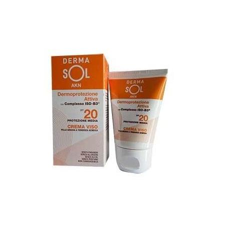 Dermasol AKN 50 ml Crema Protezione Solare Viso SPF 20