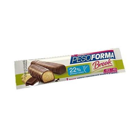 Pesoforma Break 31 g x 2 Linea Snack Gusto Cioccolato Bianco e Nero