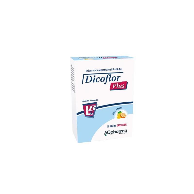 Dicoflor Plus 14 Bustine per l'equilibrio della flora batterica intestinale