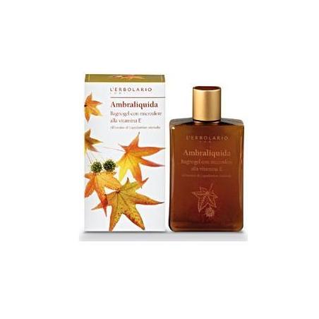 L'Erbolario Ambra Liquida 250 ml Bagno Gel Vitamina E