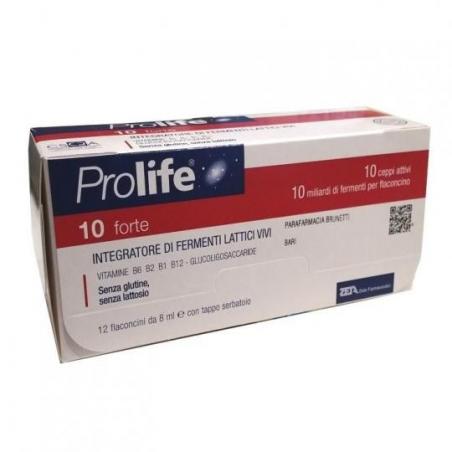 Zeta Farmaceutici Prolife Forte 10 Miliardi Fermenti Lattici 12 Flaconcini 8Mml