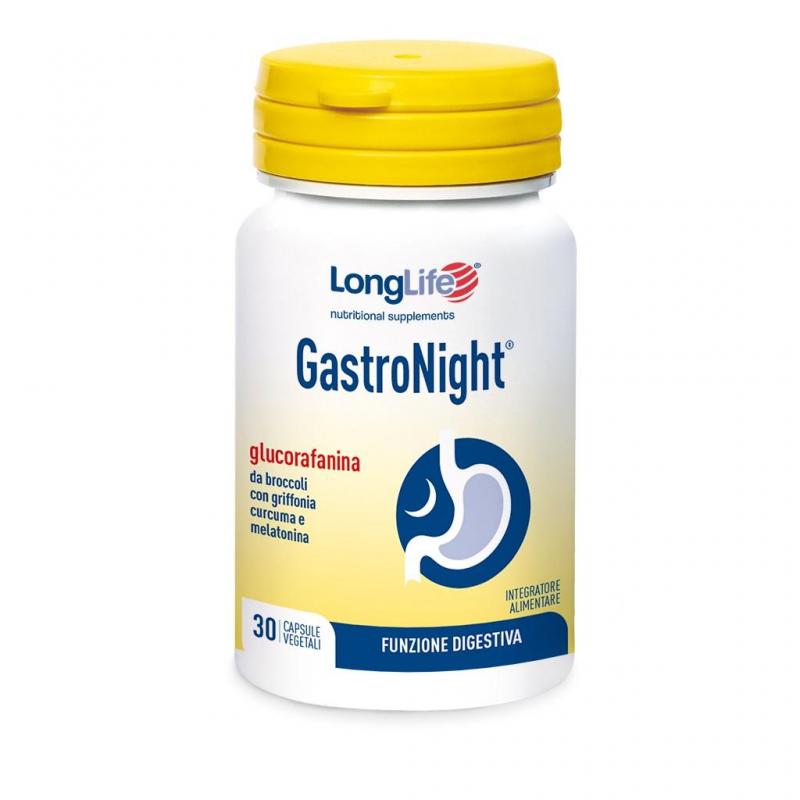 LongLife GastroNight integratore per la digestione 30 capsule