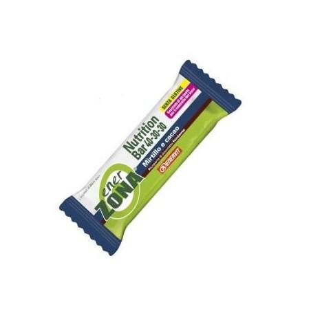 Enerzona Nutrition Bar 40-30-30 53 g Barretta Gusto Mirtillo e Cacao