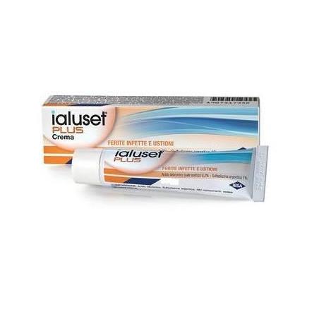 Ibsa Ialuset Plus Crema 100 G Trattamento per Ferite e Infezioni