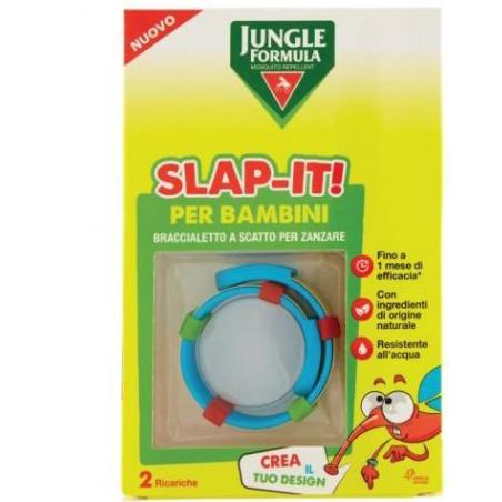 Jungle Formula Slap-IT! Braccialetto Anti Zanzare per Bambini + 2 Ricariche