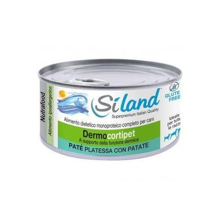 Aurora Biofarma Siland DermoCortipet 155 g Cibo Umido per Cani al Patè di Platessa e Patate