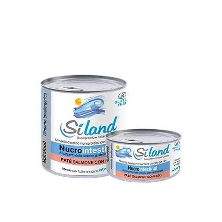 Aurora Biofarma Siland NucroIntestinal 155 g Cibo Umido per Cane con Salmone e Riso
