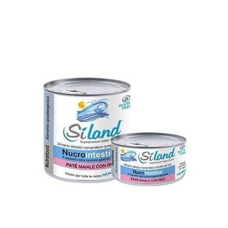 Aurora Biofarma Siland Diet NucroIntestinal 155 g Cibo Umido per Cane Gusto Maiale e Riso