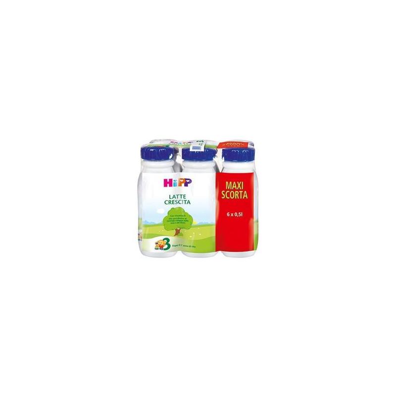 Hipp Biologico 3 Latte Liquido per la Crescita 6*500 ml