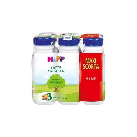 Hipp Biologico 3 Latte Liquido per la Crescita 6*500 ml