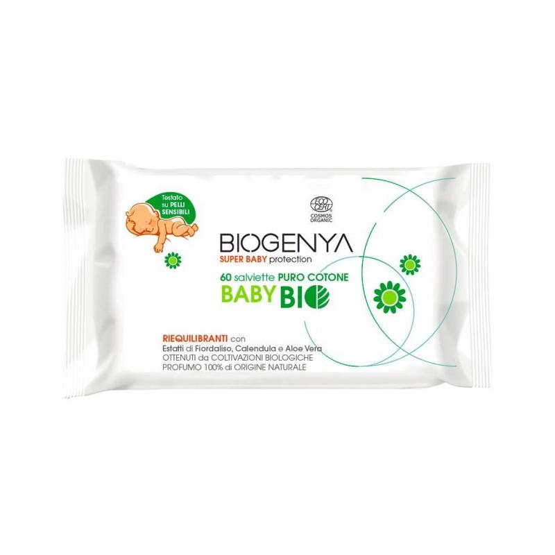 Biogenya Baby Bio Cotone 60 Salviette Monouso