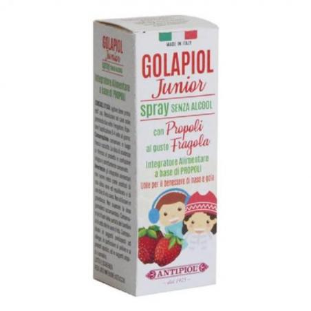 Antipiol Golapiol Spray Junior 15 ml Spray per la Gola Bambini e Ragazzi