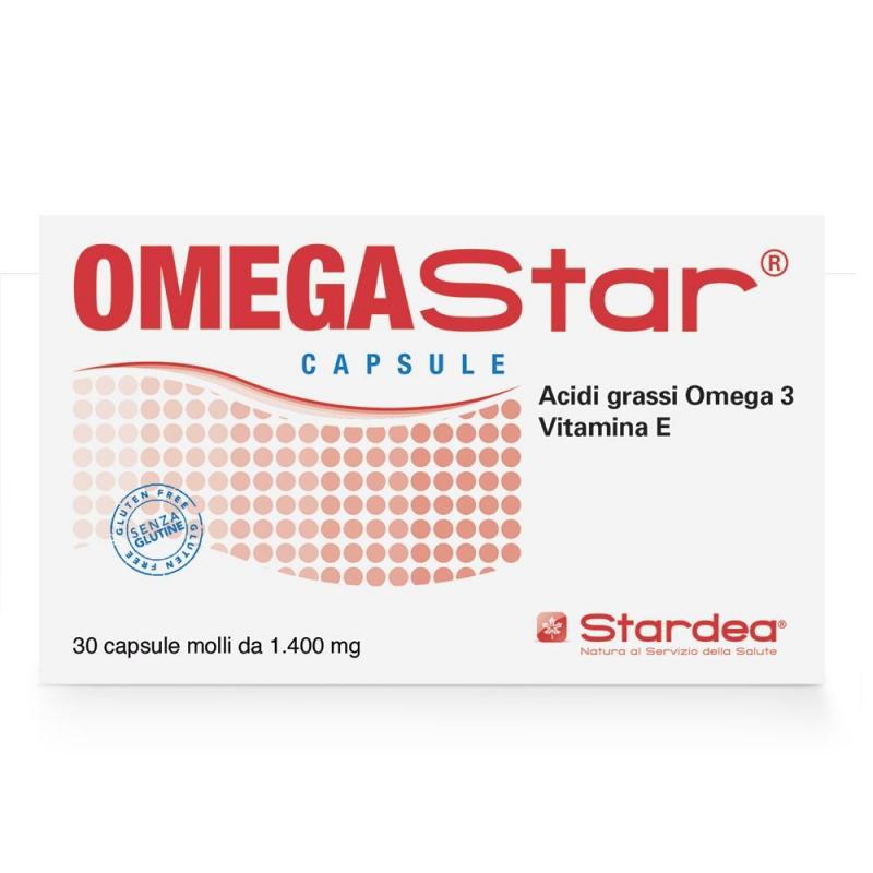 Stardea Omegastar 30 Capsule Molli Integratore funzione cardiaca