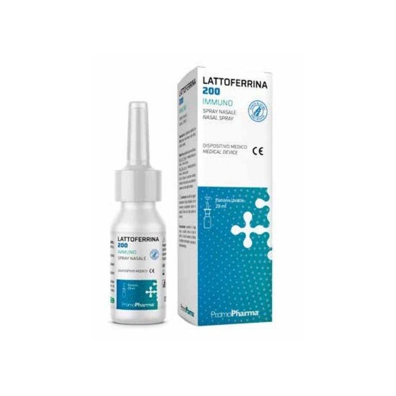 Promopharma Lattoferrina 200 spray per la pulizia nasale 20 ml
