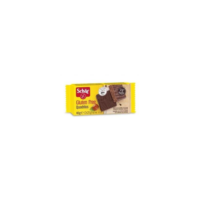 Schar Quadritos Wafer al Cacao Senza Glutine 40 g