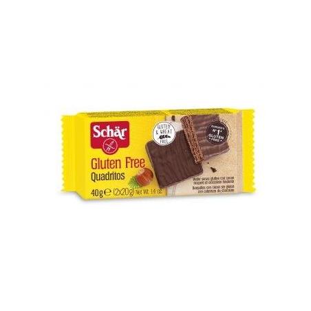 Schar Quadritos Wafer al Cacao Senza Glutine 40 g