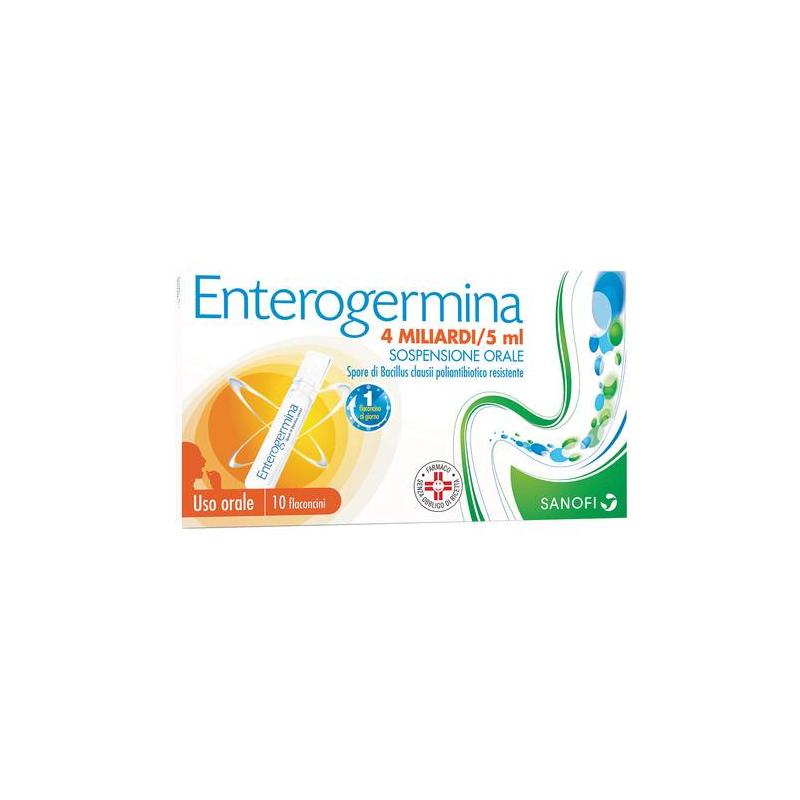 Sanofi Enterogermina*os soluz 10 flaconcini 4 mld/5 ml