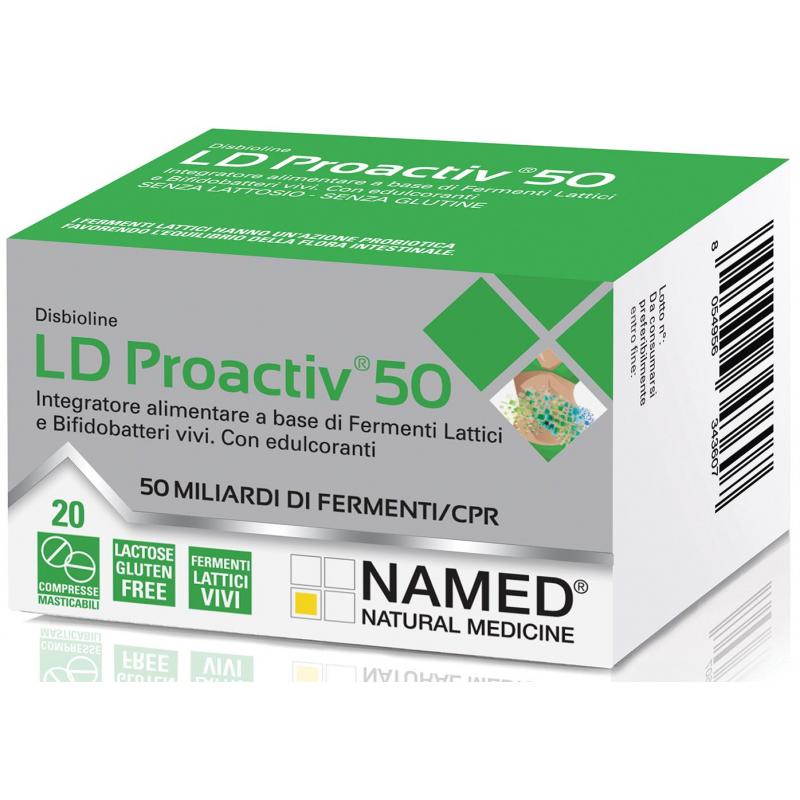Named LD Proactiv 50 Fermenti Lattici 20 Compresse