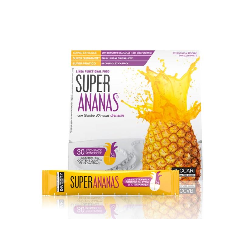Super Ananas 30 Bustine 10 Ml Integratore per la Funzione Digestiva