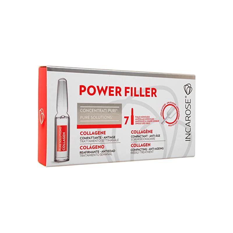 Power Filler Collagene 7 fiale viso di Incarose