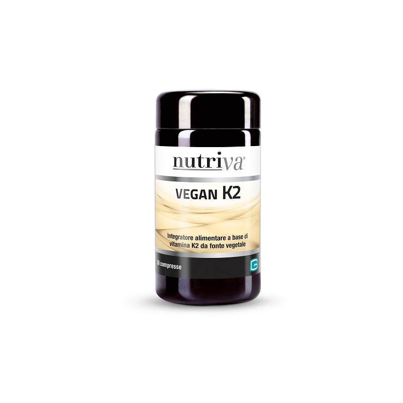 Cabassi e Giuriati Nutriva Vegan K2 30 Compresse Integratore ossa e vasi sanguigni