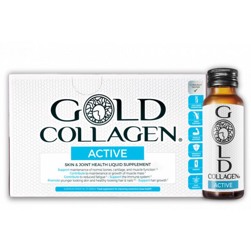 Minerva Gold Collagen Active 10 flaconcini con collagene da bere