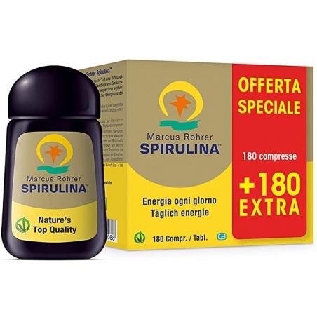 Spirulina Marcus Integratore Ricostituente 180+180 Compresse