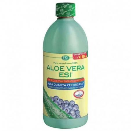 Esi Aloe Vera Succo con Mirtillo Azione Depurativo 1 Litro
