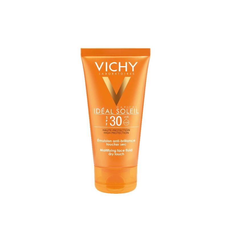Vichy Ideal Soleil Crema Viso Dry Touch Anti-lucidità SPF 30 Viso