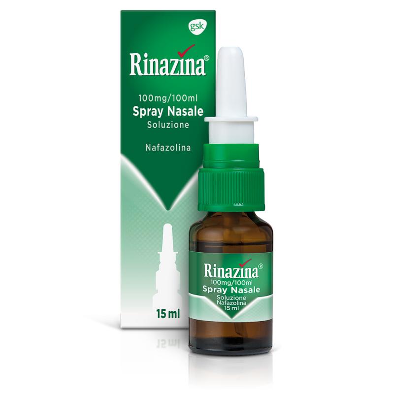 Rinazina Spray Nasale ad Azione Decongestionante per Riniti 15 ml