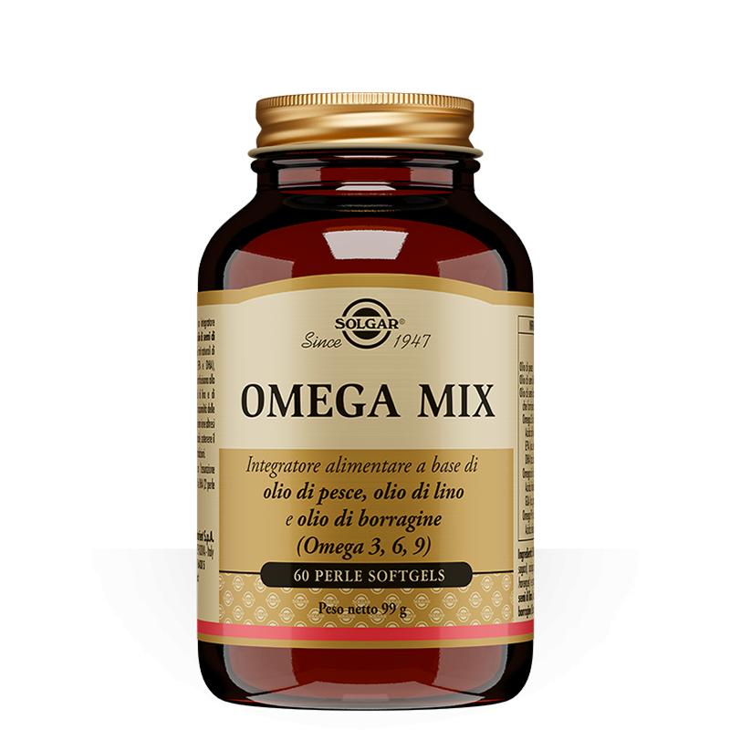 Solgar Omega Mix Integratore per il Colesterolo 60 Perle