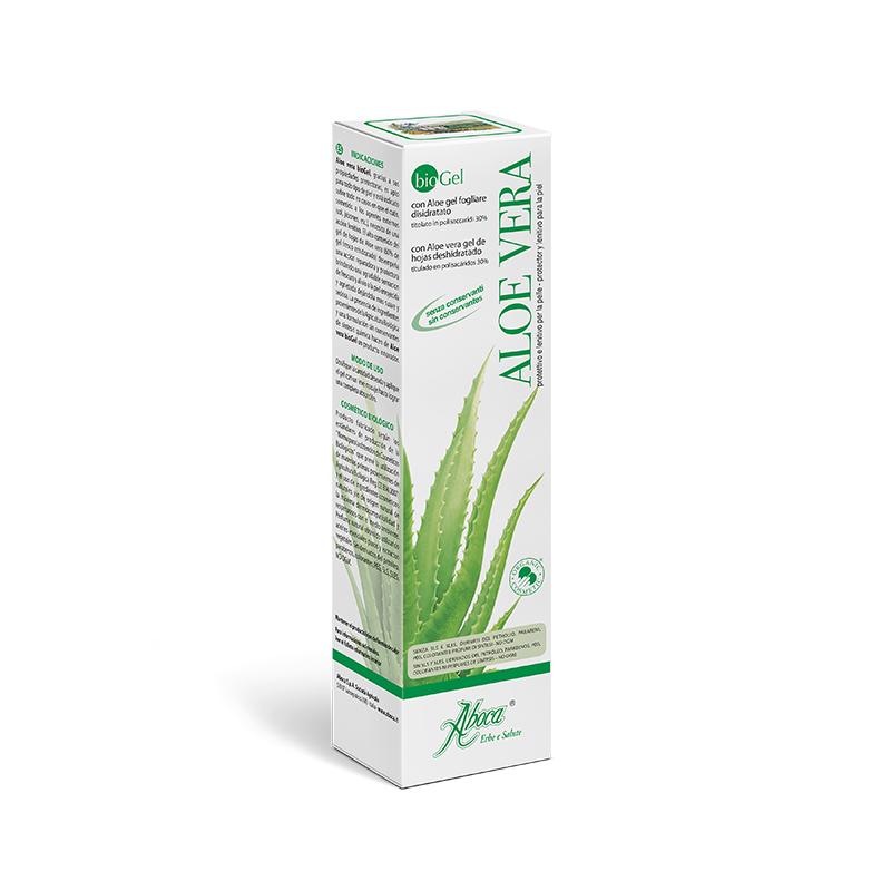 Aboca Biogel Aloe Gel Lenitivo per Pelle Arrossata e Screpolata 100 ml