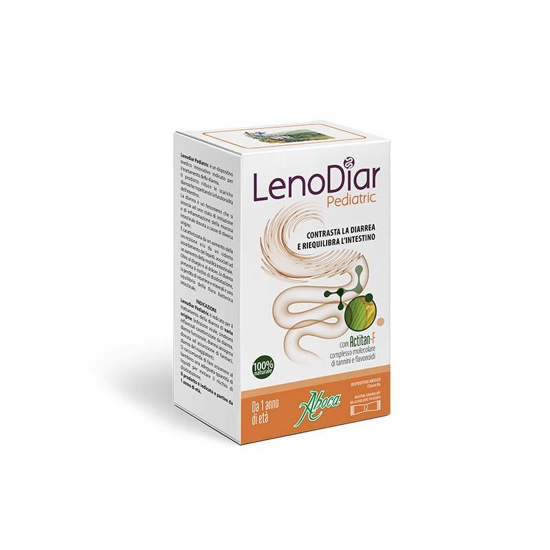 Aboca Lenodiar Pediatric Soluzione in polvere contro la diarrea, 12 bustine