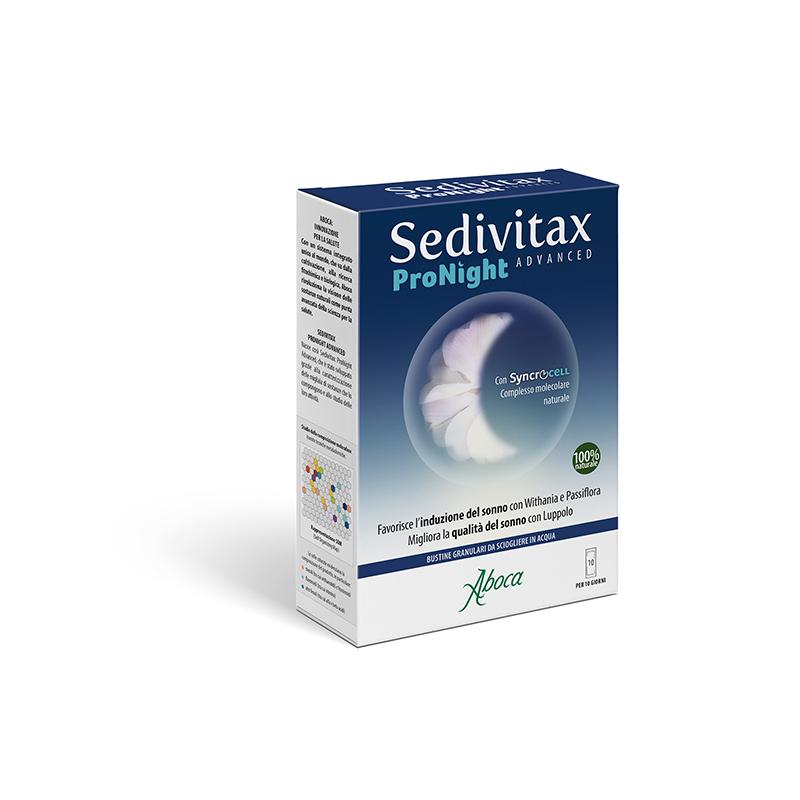 Sedivitax Pronight Advanced contro i disturbi del sonno 10 bustine