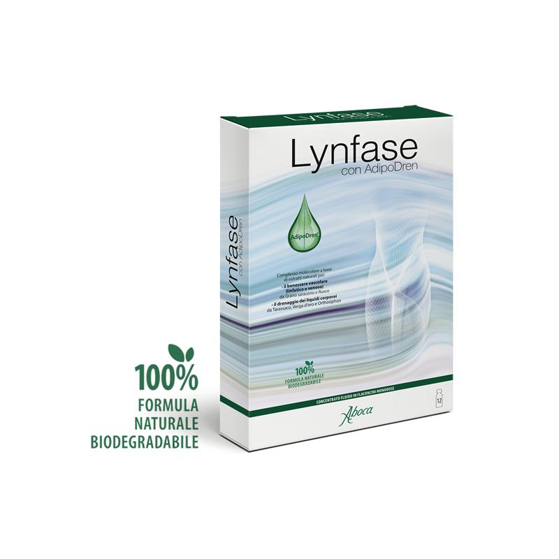 Lynfase Aboca fiale drenanti con effetto depurativo 12 flaconcini