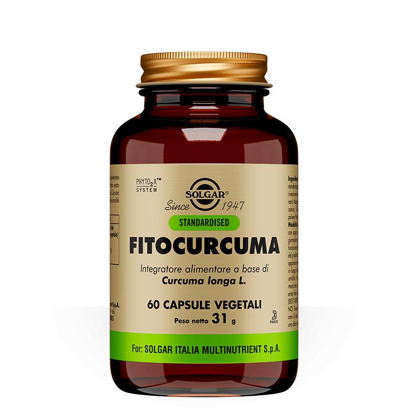 Solgar Fitocurcuma Integratore Digestivo 60 Capsule Vegetali