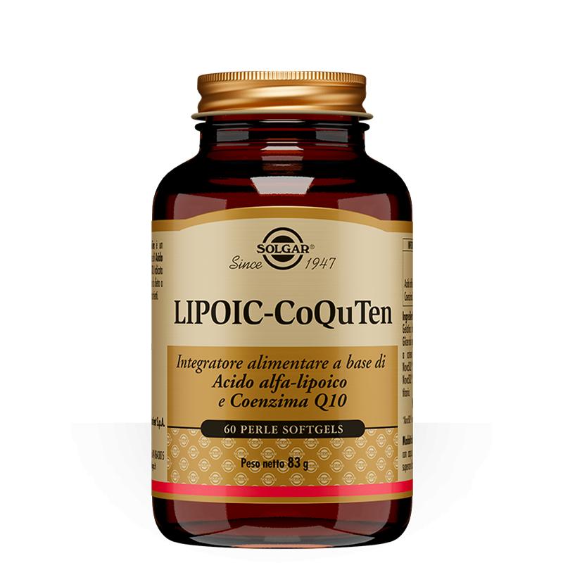 Solgar Lipoic-Coquten Integratore Antiossidante 60 Perle