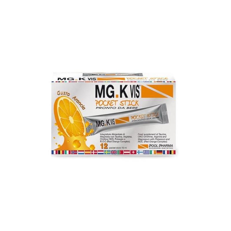 Mg.K Vis 12 Bustine Integratore sportivi gusto arancia