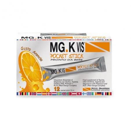 Mg.K Vis 12 Bustine Integratore sportivi gusto arancia