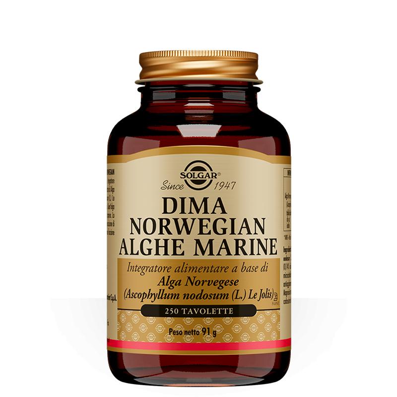 Solgar Dima Norwegian Alghe Marine 250 Tavolette Integratore alimentare