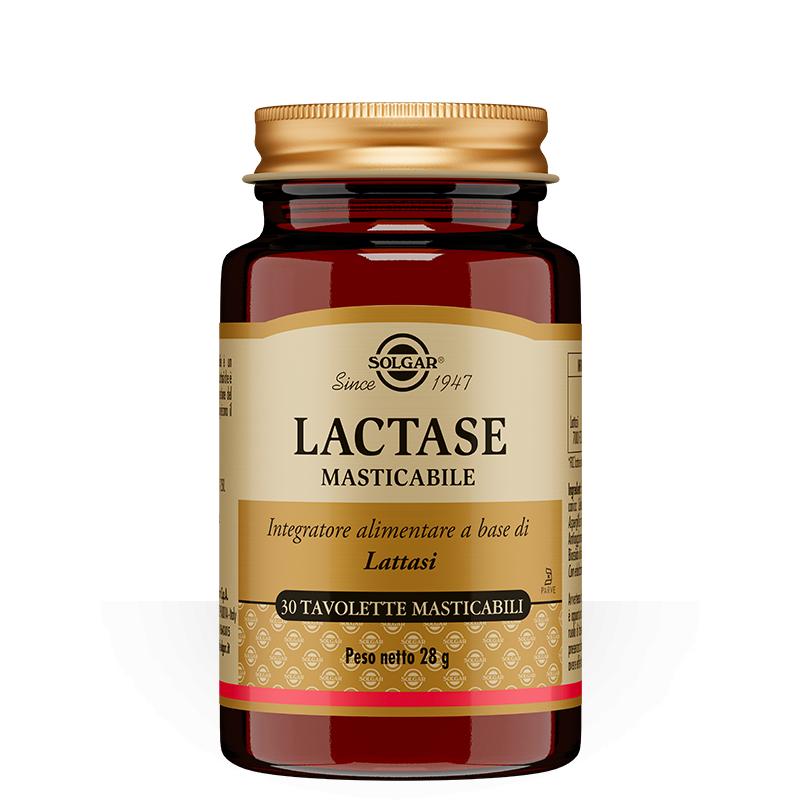 Solgar Lactase 30 Tavolette Integratore per digestione latte e latticini