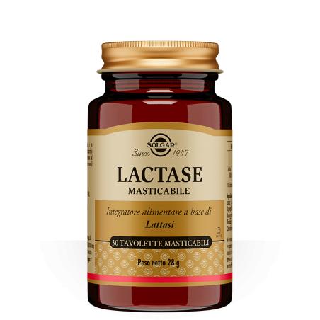 Solgar Lactase 30 Tavolette Integratore per digestione latte e latticini