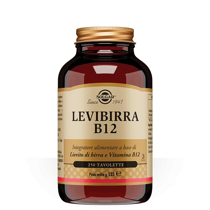 Solgar Levibirra Vitamine B12 integratore alimentare 250 tavolette