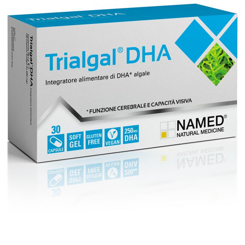 Trialgal DHA Integratore per Favorire la Funzione Cerebrale 30 Capsule Soft Gel