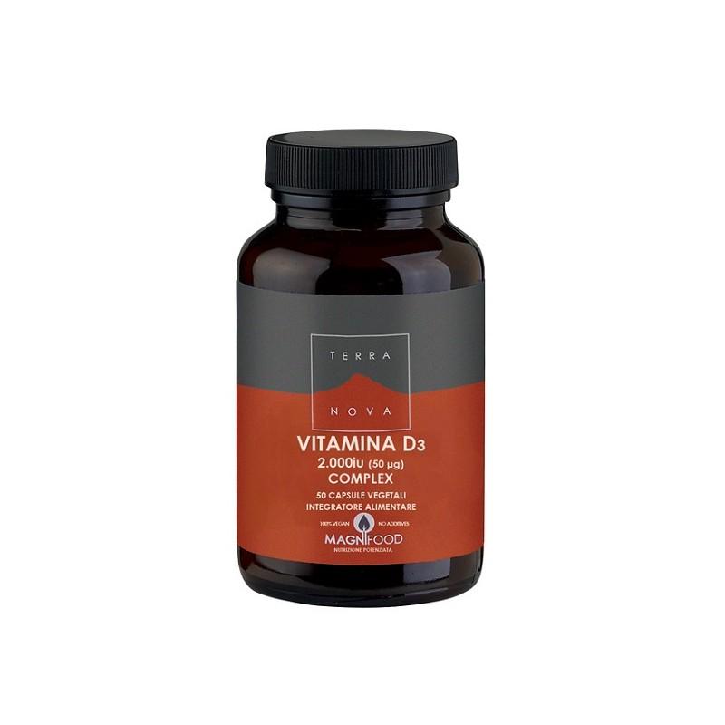 Terranova Complesso di Vitamina D3 2000 IU 50 Capsule