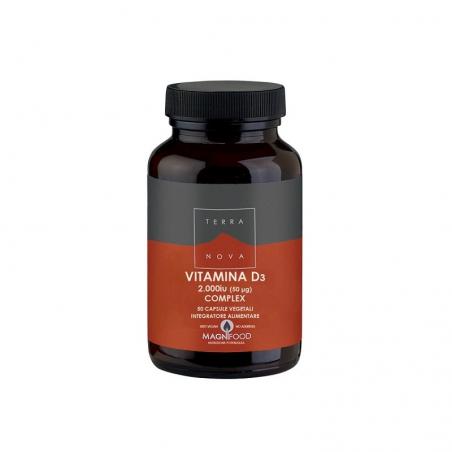 Terranova Complesso di Vitamina D3 2000 IU 50 Capsule