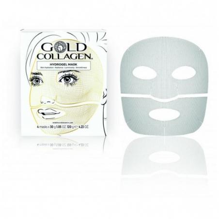 Minerva Gold Collagen Hydrogel Mask Idratante Illuminante 4 Pezzi