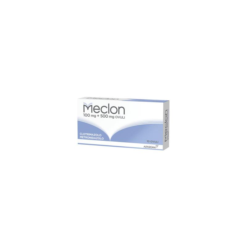 MECLON*10 ovuli vag 100 mg + 500 mg