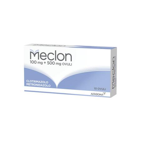 MECLON*10 ovuli vag 100 mg + 500 mg